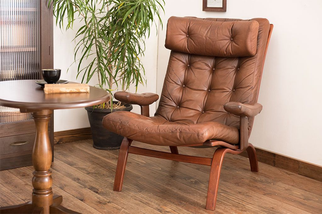 ヴィンテージ家具　北欧ビンテージ　一人掛けアームソファ(チェア)