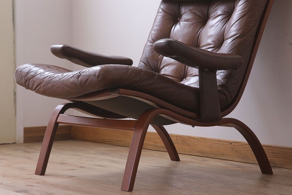 ヴィンテージ家具　北欧ビンテージ　一人掛けアームソファ(チェア)