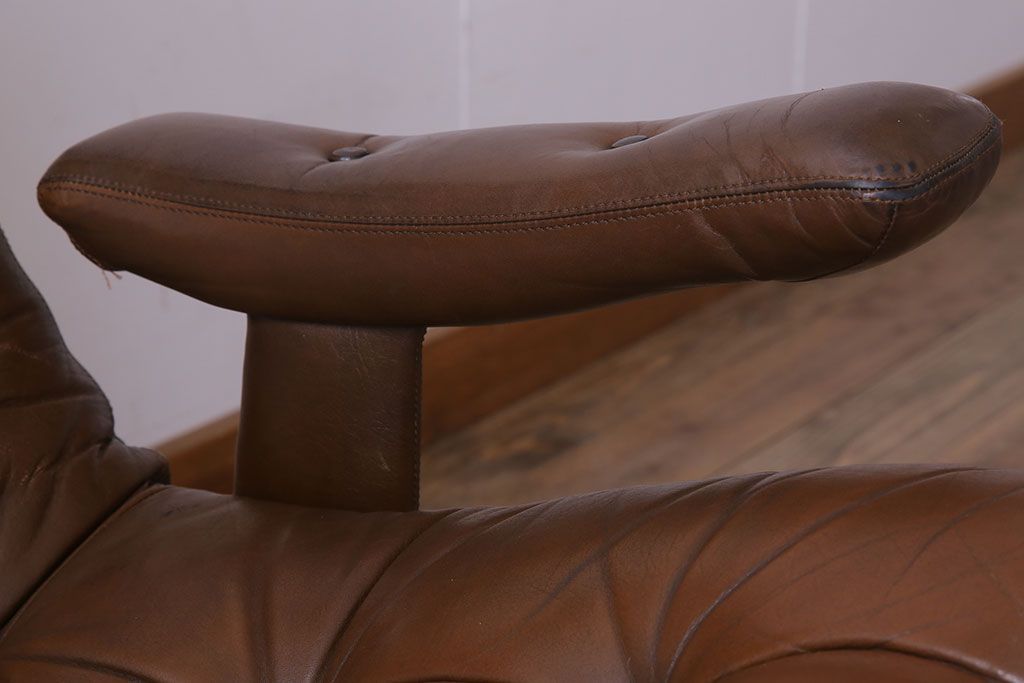 ヴィンテージ家具　北欧ビンテージ　一人掛けアームソファ(チェア)