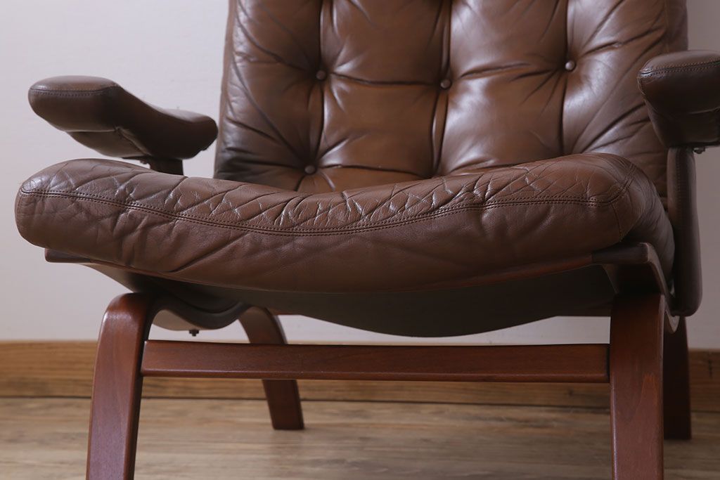 ヴィンテージ家具　北欧ビンテージ　一人掛けアームソファ(チェア)