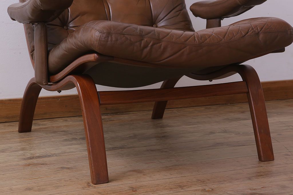 ヴィンテージ家具　北欧ビンテージ　一人掛けアームソファ(チェア)