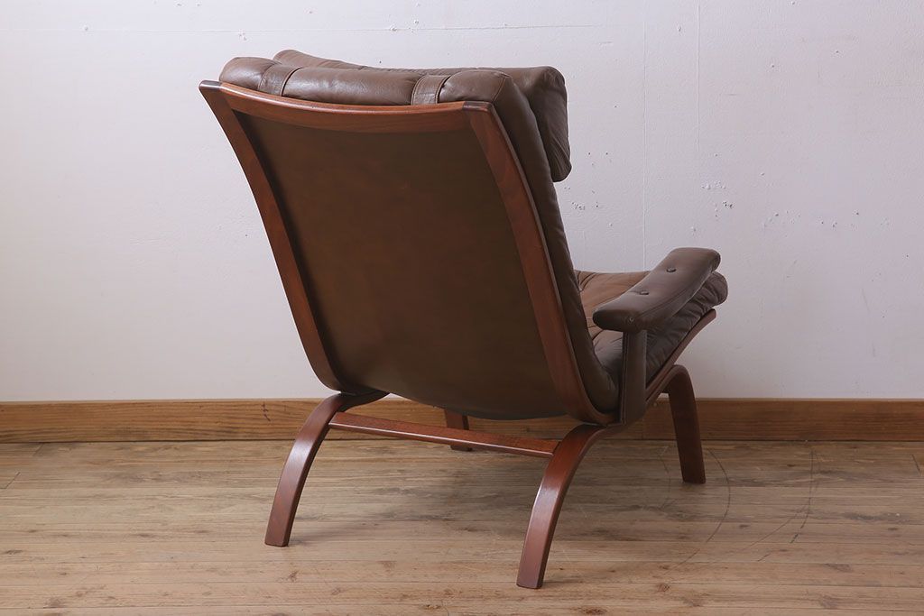 ヴィンテージ家具　北欧ビンテージ　一人掛けアームソファ(チェア)