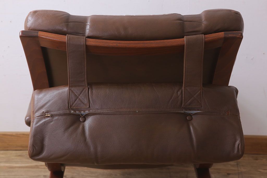 ヴィンテージ家具　北欧ビンテージ　一人掛けアームソファ(チェア)