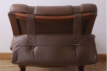 ヴィンテージ家具　北欧ビンテージ　一人掛けアームソファ(チェア)