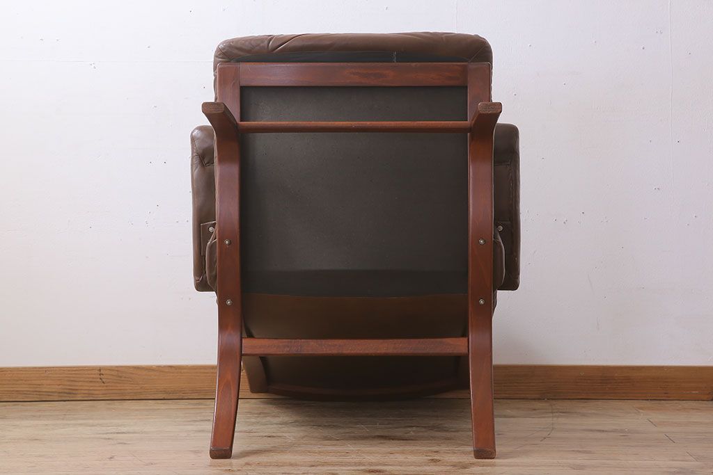 ヴィンテージ家具　北欧ビンテージ　一人掛けアームソファ(チェア)