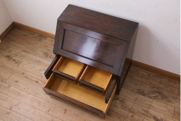 中古　松本民芸家具　ビンテージ　高山式座ビューロー
