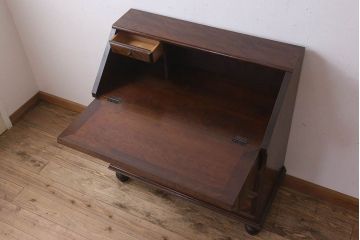 中古美品　松本民芸家具　H型ボールフットビューロー(定価約31万円)