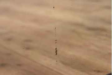 アンティーク雑貨　檜材製　古い木のレトロなアンティーク姿見(ミラー・鏡)