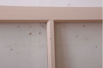 オリジナルペイント　檜材製のガラス戸2枚セット(引き戸・窓)(1)
