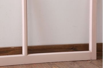 オリジナルペイント　檜材製のガラス戸2枚セット(引き戸・窓)(1)