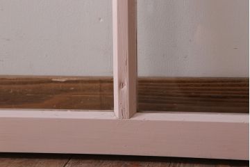 オリジナルペイント　檜材製のガラス戸2枚セット(引き戸・窓)(1)