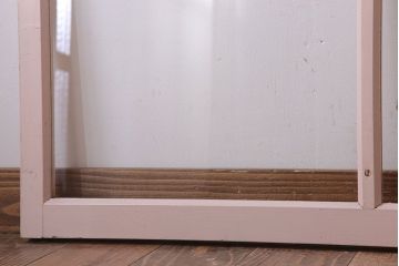 オリジナルペイント　檜材製のガラス戸2枚セット(引き戸・窓)(1)