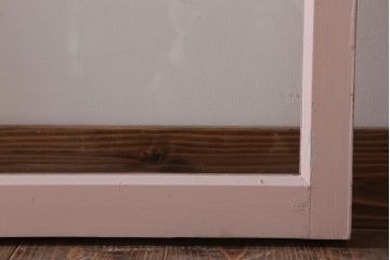 オリジナルペイント　檜材製のガラス戸2枚セット(引き戸・窓)(1)