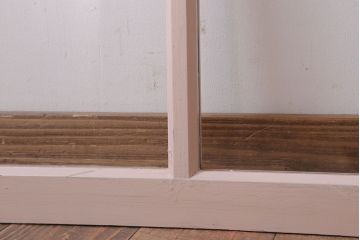オリジナルペイント　檜材製のガラス戸2枚セット(引き戸・窓)(2)