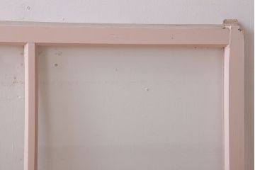 オリジナルペイント　檜材製のガラス戸2枚セット(引き戸・窓)(2)