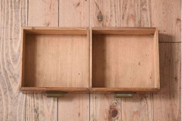 レトロ家具　栓材製　和製アンティーク　ハートモチーフのレトロかわいい本箱(ブックケース)