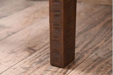 伝統工芸軽井沢彫　中古美品　ダイニングチェア(椅子)(定価約16万円)(1)