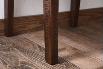 伝統工芸軽井沢彫　中古美品　ダイニングチェア(椅子)(定価約16万円)(1)