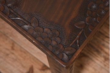 伝統工芸軽井沢彫　中古美品　ダイニングチェア(椅子)(定価約16万円)(2)