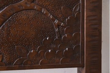 伝統工芸軽井沢彫　中古美品　ダイニングチェア(椅子)(定価約16万円)(3)