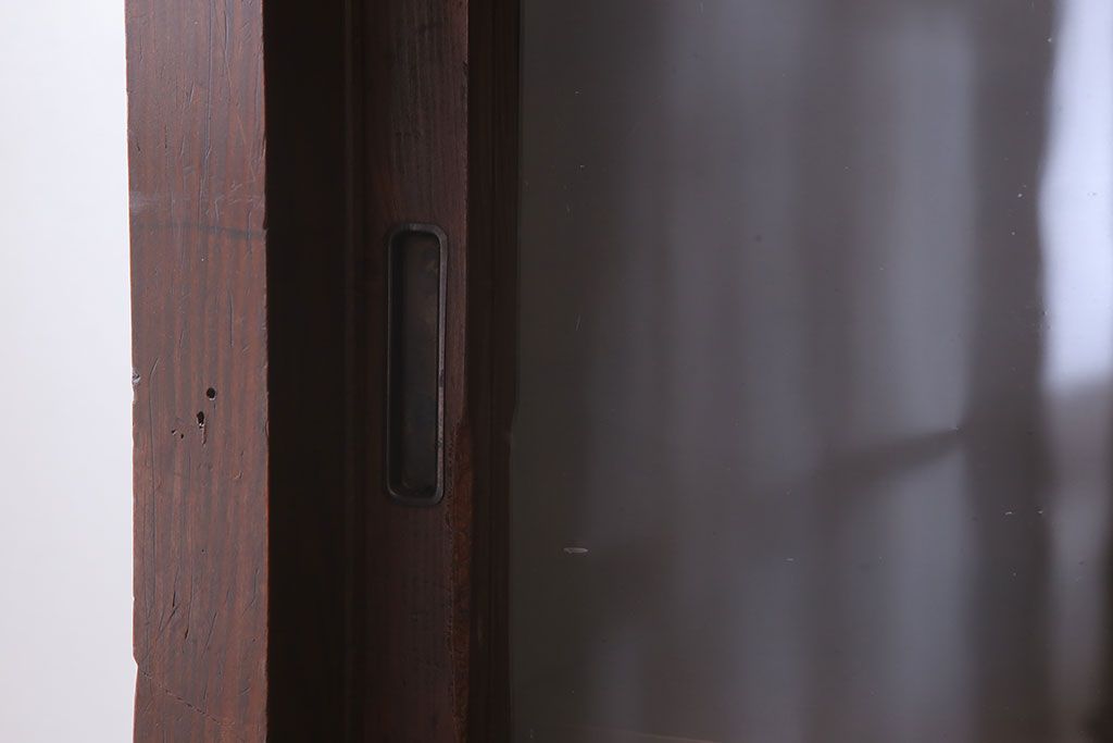 アンティーク家具　和製アンティーク　前面檜材!大きな横型重ね収納棚