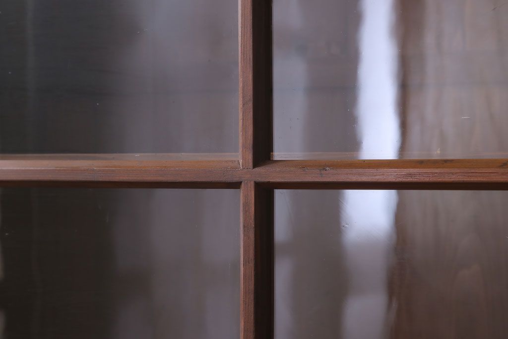 アンティーク家具　和製アンティーク　前面檜材!大きな横型重ね収納棚