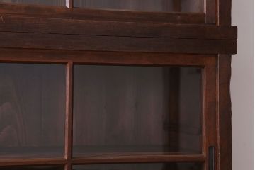 アンティーク家具　和製アンティーク　前面檜材!大きな横型重ね収納棚