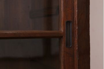 アンティーク家具　和製アンティーク　前面檜材!大きな横型重ね収納棚