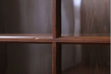 アンティーク家具　和製アンティーク　前面檜材!大きな横型重ね収納棚