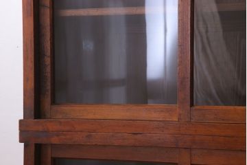 アンティーク家具　和製アンティーク　前面檜材!シンプルな縦型重ね収納棚