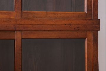 アンティーク家具　和製アンティーク　前面檜材!シンプルな縦型重ね収納棚