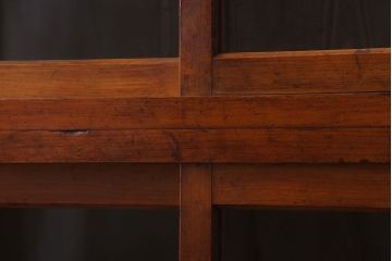 アンティーク家具　和製アンティーク　前面檜材!シンプルな縦型重ね収納棚