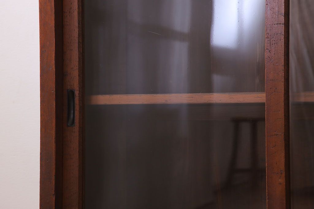 アンティーク家具　和製アンティーク　前面檜材!シンプルな縦型重ね収納棚