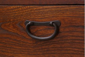 アンティーク家具　和製アンティーク　前面檜材!シンプルな縦型重ね収納棚