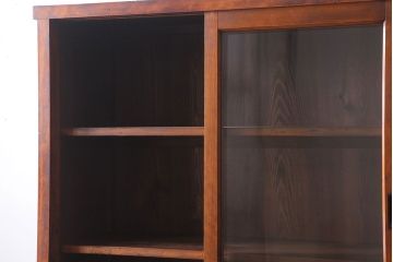 アンティーク家具　和製アンティーク　前面檜材!シンプルな縦型重ね収納棚