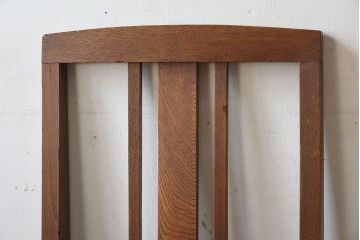 レトロ家具　ナラ材製!レトロでシンプルなアンティークチェア(椅子)