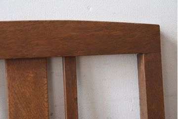 レトロ家具　ナラ材製!レトロでシンプルなアンティークチェア(椅子)