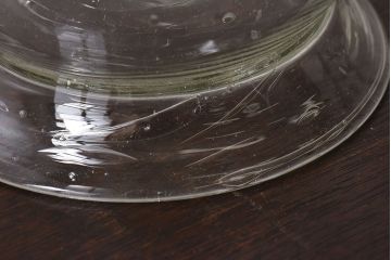 アンティーク雑貨　昭和レトロ　古い駄菓子屋の地球瓶(ガラスビン)