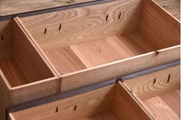 アンティーク家具　明治大正期　リサイズ品　アンティーク収納箪笥(帳場箪笥)