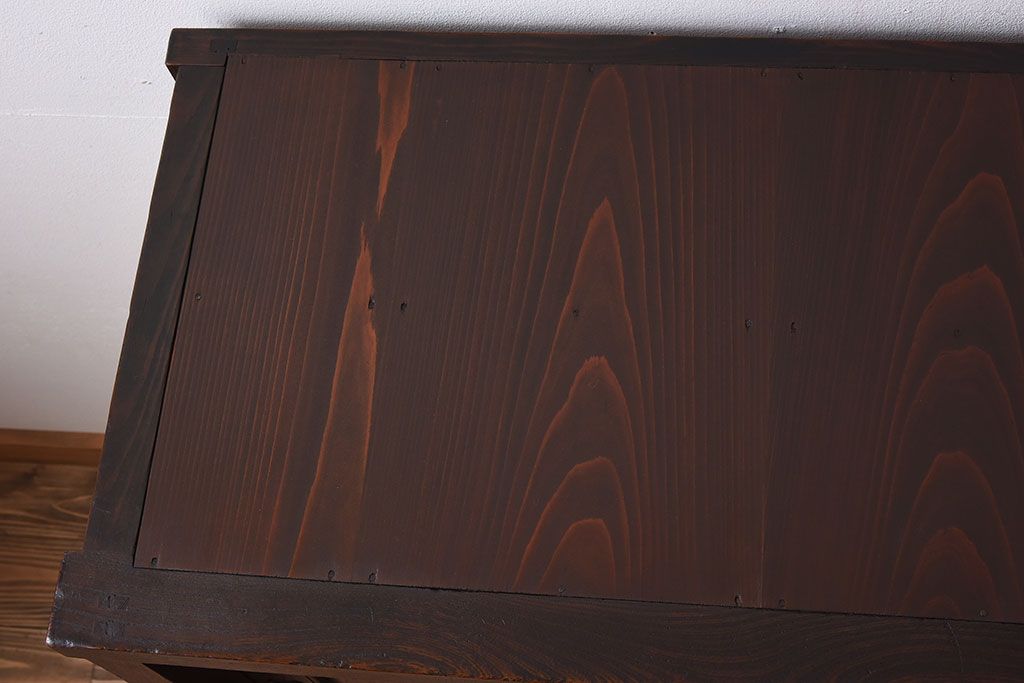 アンティーク家具　明治大正期　リサイズ品　アンティーク収納箪笥(帳場箪笥)