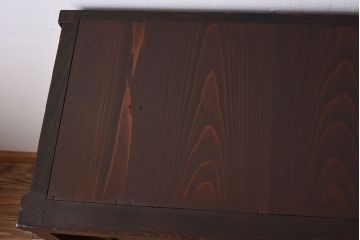 アンティーク家具　明治大正期　リサイズ品　アンティーク収納箪笥(帳場箪笥)