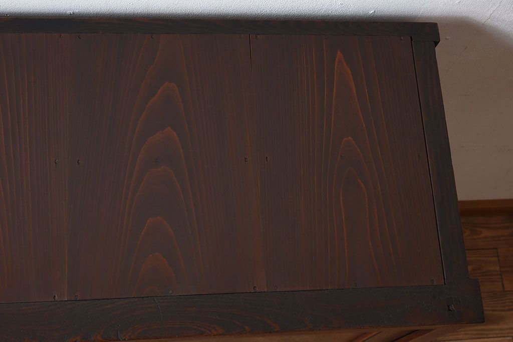 アンティーク家具　明治大正期　リサイズ品　アンティーク収納箪笥(帳場箪笥)