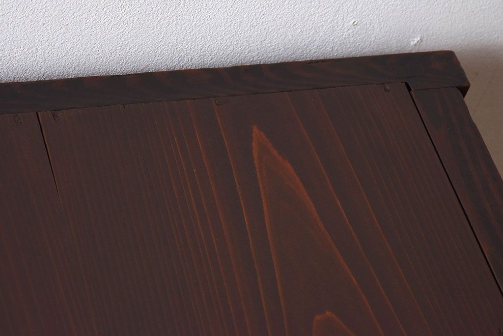 アンティーク家具　明治大正期　リサイズ品　アンティーク収納箪笥(帳場箪笥)