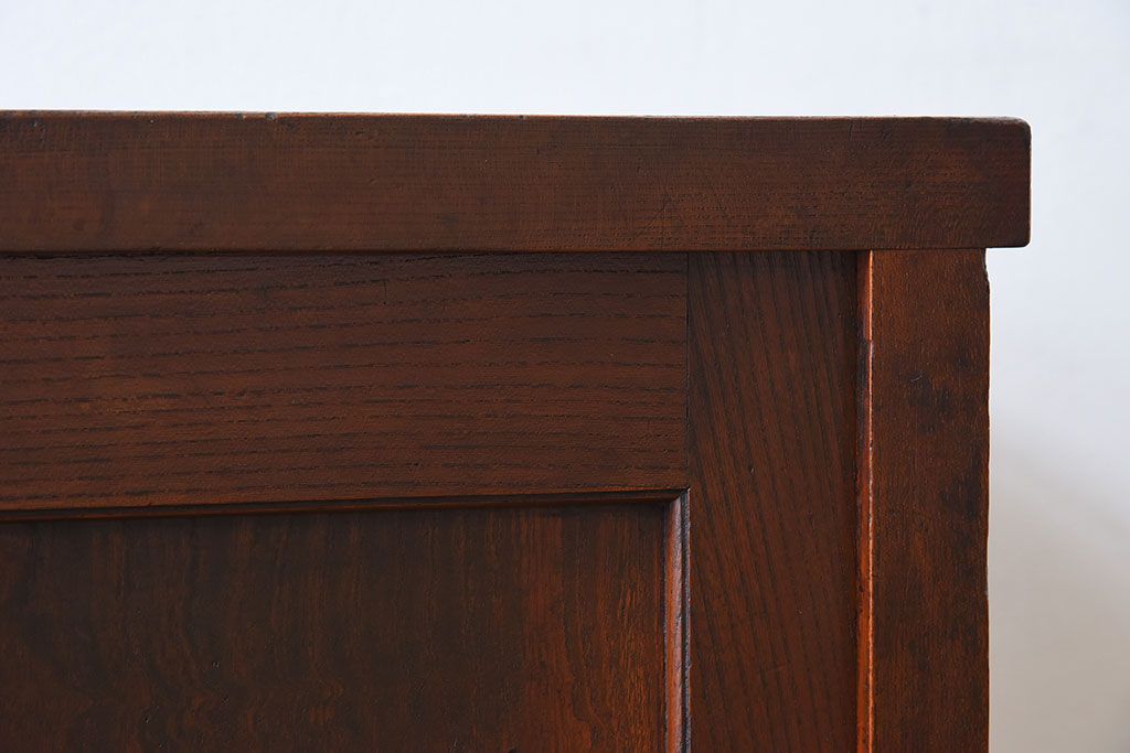 アンティーク家具　明治大正期　リサイズ品　アンティーク収納箪笥(帳場箪笥)