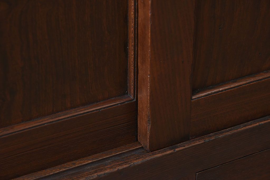 アンティーク家具　明治大正期　リサイズ品　アンティーク収納箪笥(帳場箪笥)
