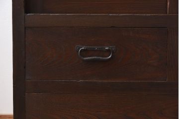 アンティーク家具　明治大正期　リサイズ品　アンティーク収納箪笥(帳場箪笥)