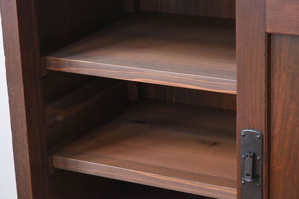 アンティーク家具　明治大正期　リサイズ品　アンティーク収納箪笥(帳場箪笥)