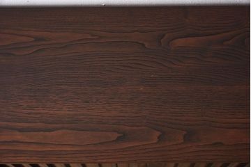 アンティーク家具　前面・鏡板欅材　明治大正期　脚付き!アンティーク時代箪笥サイドボード