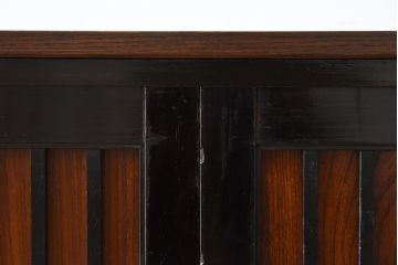 アンティーク家具　前面・鏡板欅材　明治大正期　脚付き!アンティーク時代箪笥サイドボード