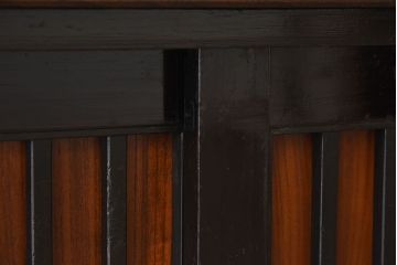 アンティーク家具　前面・鏡板欅材　明治大正期　脚付き!アンティーク時代箪笥サイドボード